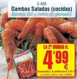 Abordo Gambas Saladas (cocidas) oferta