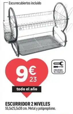 Centrakor escurridor 2 niveles oferta