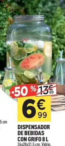 Centrakor dispensador de bebidas con grifo oferta