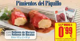 Abordo Rellenos de Marisco Rellenos de Bacalao oferta