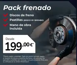 MotorTown Pack frenado oferta