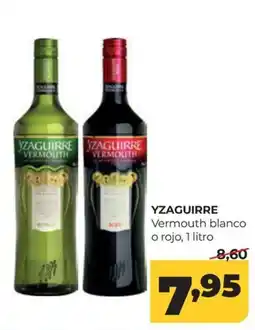 Alimerka Yzaguirre vermouth blanco o rojo oferta