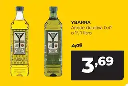 Alimerka Ybarra aceite de oliva 0,4° o 1° oferta
