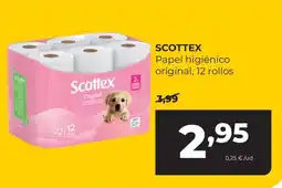 Alimerka Scottex papel higiénico original oferta
