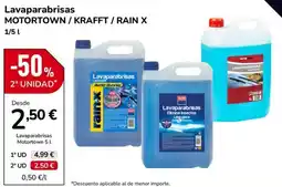 MotorTown Rainx lavaparabrisas oferta