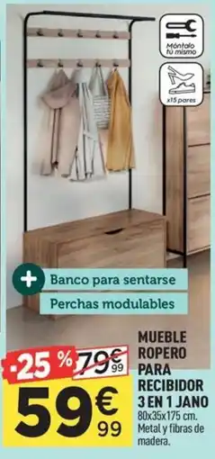 Centrakor Mueble ropero para recibidor oferta