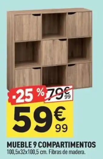 Mueble 9 compartimentos