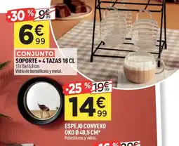 Centrakor Conjunto soporte + 4 tazas 18 cl oferta
