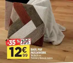 Centrakor Baúl puf patchwork oferta