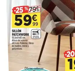 Centrakor Sillón patchwork oferta
