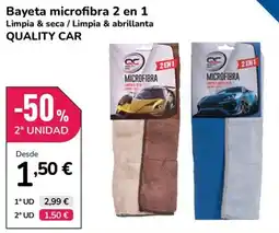 Aurgi Quality Car bayeta microfibra 2 en 1 oferta