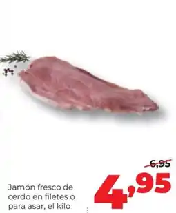 Alimerka Jamón fresco de cerdo en filetes o para asar oferta