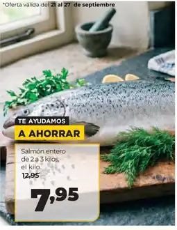 Alimerka Salmón entero oferta