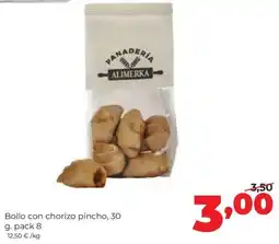 Alimerka Panaderia Alimerka bollo con chorizo pincho oferta
