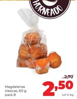 Alimerka Magdalenas clasicas oferta