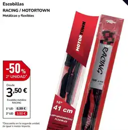MotorTown Motortown escobillas racing oferta