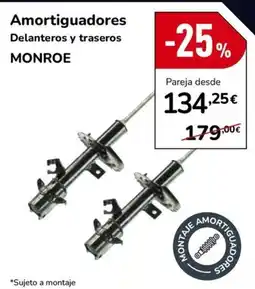 MotorTown Monroe amortiguadores delanteros y traseros oferta