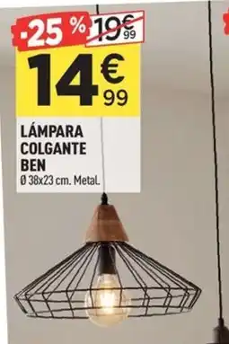 Centrakor Lámpara colgante ben oferta