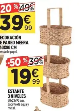 Centrakor Meera estante 3 niveles oferta