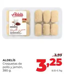 Alimerka Aldelís croquetas de pollo y jamón oferta