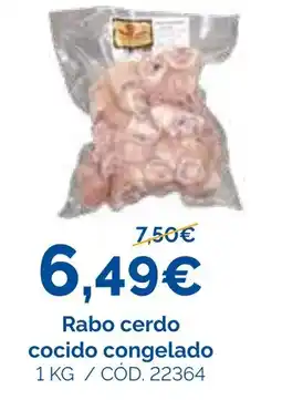 Dialsur Cash & Carry Rabo cerdo cocido congelado oferta
