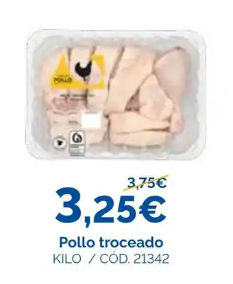 Pollo troceado