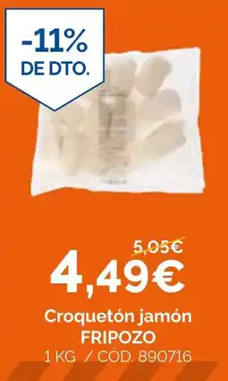 Dialsur Cash & Carry Fripozo croquetón jamón oferta