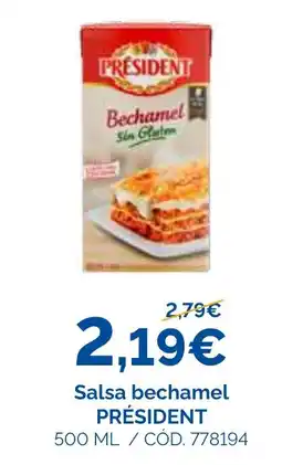 Dialsur Cash & Carry Salsa bechamel prÉsident oferta