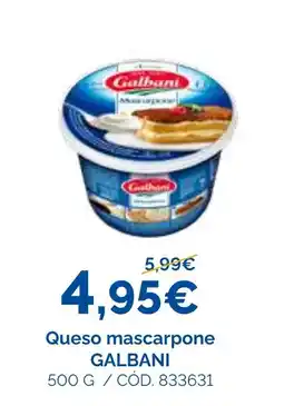 Dialsur Cash & Carry Queso mascarpone galbani oferta