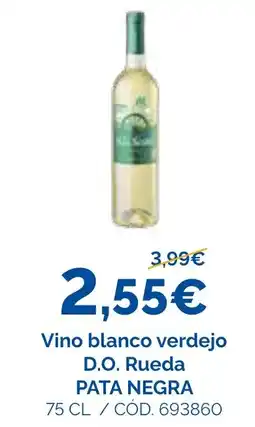 Dialsur Cash & Carry Pata Negra vino blanco verdejo oferta