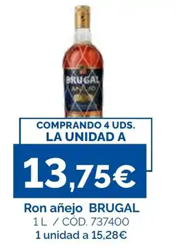 Dialsur Cash & Carry Ron añejo BRUGAL oferta