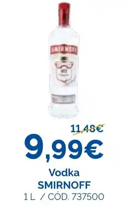 Dialsur Cash & Carry Vodka Smirnoff oferta
