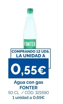 Dialsur Cash & Carry FONTER Agua con gas oferta