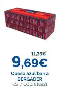 Dialsur Cash & Carry Bergader queso azul barra oferta