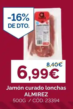 Dialsur Cash & Carry Almirez jamón curado lonchas oferta