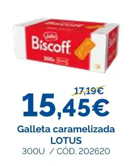 Dialsur Cash & Carry Biscoff galleta caramelizada oferta
