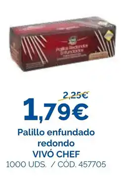 Dialsur Cash & Carry Vivó Chef palillo enfundado redondo oferta