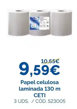 Dialsur Cash & Carry CETI papel celulosa laminada oferta