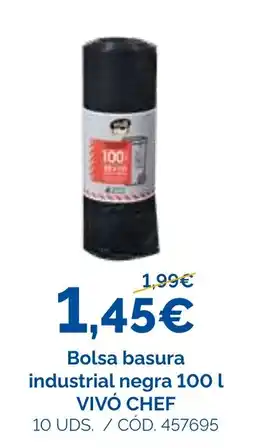 Dialsur Cash & Carry Vivó Chef bolsa basura industrial negra oferta