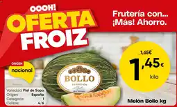 FROIZ Melón Bollo oferta