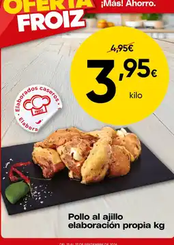 FROIZ Froiz pollo al ajillo oferta