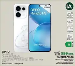 El Corte Inglés Oppo - renoi6 fs 5g oferta