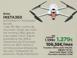El Corte Inglés Insta360 - 360 oferta