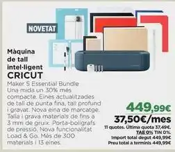 El Corte Inglés Essential - máquina de tall intel-ligent oferta