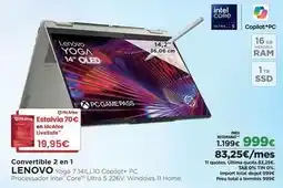 El Corte Inglés Lenovo - convertible 2 en 1 oferta
