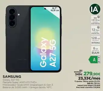 Samsung - galaxy a27 5g