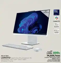 El Corte Inglés Lenovo - all in one oferta