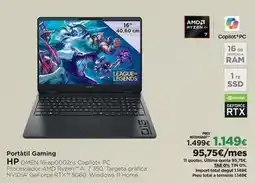 El Corte Inglés Hp - portátil gaming oferta