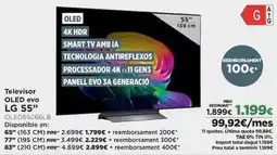 El Corte Inglés Lg - televisor oled evo oferta
