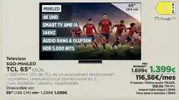 El Corte Inglés Google - televisor sqd-mixed tcl 65 oferta